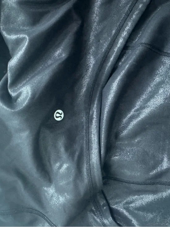 lululemon define Black Faux Leather Zip Hoodie - Picture 3 of 3